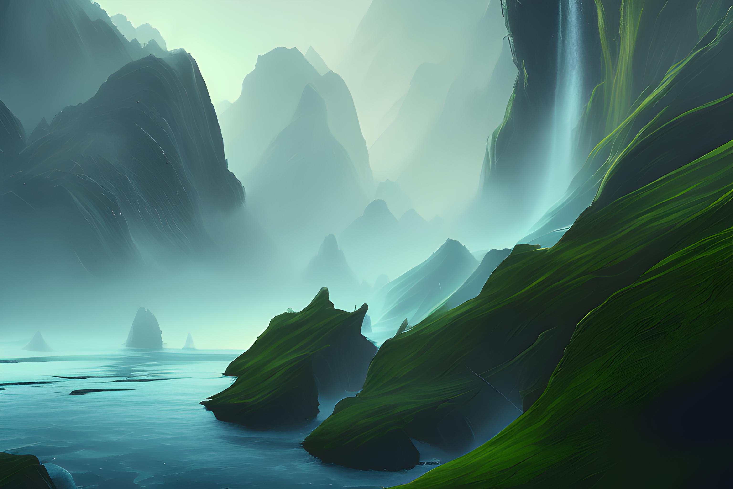 雨后森林 低饱和度 5K